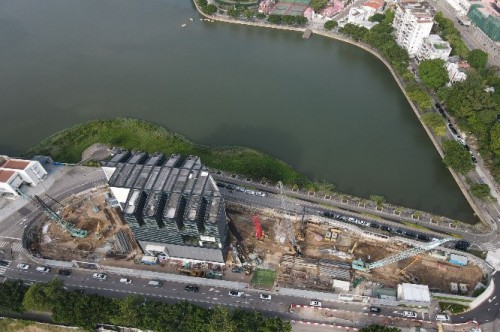 Construction of Junior Court Building at Lot C1 to C4 of Nam Van Lake - Foundation and Basement
